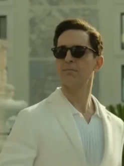 Berlin Pedro Alonso White Blazer