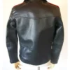 Biker Red And Black Leather Jacket