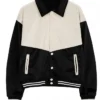 Black & White Classic Varsity Jacket