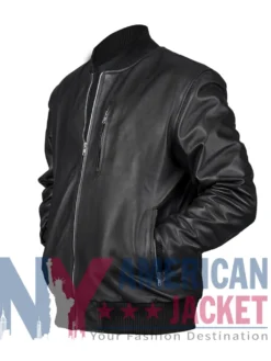 Blackwell Barry Kingdom Animal Leather Black Jacket