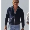 Brad Pitt The Adventures of Cliff Booth Blue Track Jacket