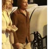 Brad Pitt The Adventures of Cliff Booth suede Jacket