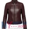 Cafe Racer Leather Women's Slimfit Jacket