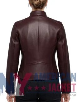 Cafe Racer Slimfit Leather Women's Jacket