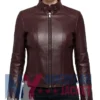 Cafe Racer Women's Leather Slimfit Jacket