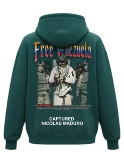 Captured Nicolás Maduro Green Hoodie
