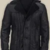 Carlos Three Pockets Buttoned Closure Shearling Jacket