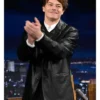 Charlie Heaton The Tonight Show S13 Leather Blazers