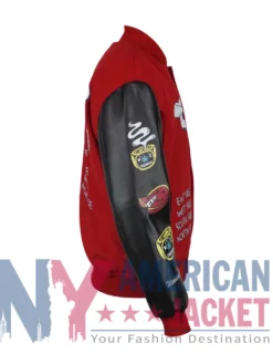 Chi Created Red Varsity Jacket