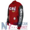 Chi Created Varsity Red Jacket