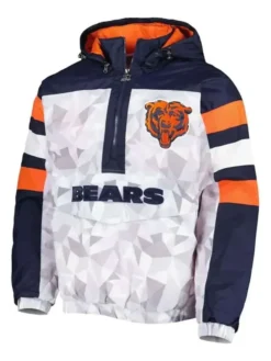 Chicago Bears Gridiron Raglan Hooded Jacket