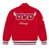 Chicago Bulls Ovo Red Jacket