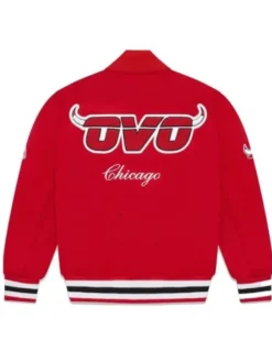Chicago Bulls Ovo Red Jacket