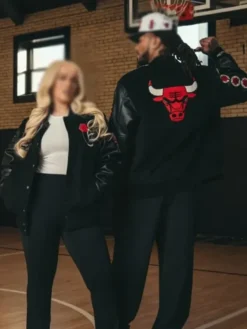 Chicago Bulls Rose Collection Black Jacket