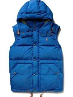 Chloe Tucker Caine Tv Series Owning Manhattan Season 02 2025 Blue Puffer Vest