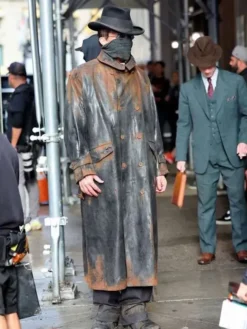 Christian Bale The Bride leather Coat