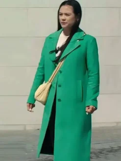 Clara Lioe Run Away 2026 Green Coat