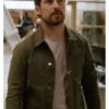 Cole Ellis Wild Cards S03 Green Cotton Jacket