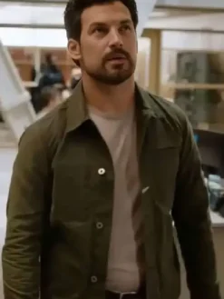 Cole Ellis Wild Cards S03 Green Cotton Jacket