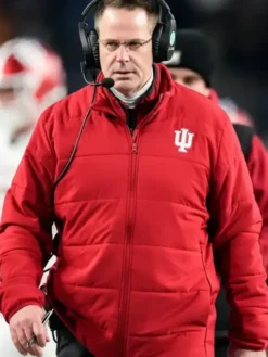 Curt Cignetti Indiana Hoosiers Red Jacket
