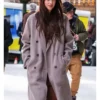 Dakota Johnson Verity 2026 grey Coat
