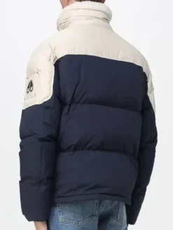 Dallas Airport Stephen Curry Blue and White Puffer Jacket