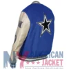 Dallas Cowboys GOLF Letterman WANG Full-Snap Jacket
