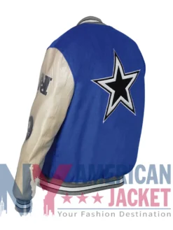 Dallas Cowboys GOLF Letterman WANG Full-Snap Jacket