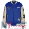 Dallas Cowboys GOLF WANG Full-Snap Letterman Jacket
