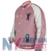 Dandadan 2025 Momo Ayase Varsity Pink Jacket