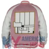 Dandadan 2025 Varsity Momo Ayase Pink Jacket
