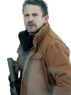 David Lyons The Night Agent Brown Jacket