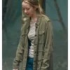 Delphi Evans Tv Series Girl taken 2026 Abby Riser Green Cotton Jacket