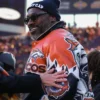 Denver Broncos Shannon Sharpe Leather Jacket