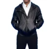 Didier Drogba Black Leather Jacket