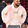 Drake OVO Valentine’s Day Pink Varsity Jacket