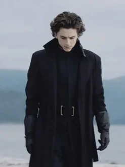 Dune Paul Atreides Black Trench Coat