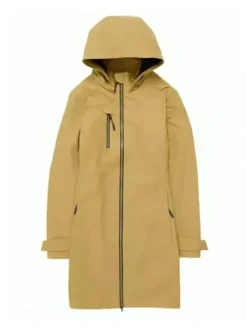 Elena Ravenscroft Run Away Yellow Hooded Coat