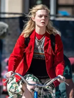 Elle Fanning Margo’s Got Money Troubles Jacket