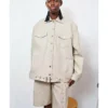 Emily In Paris S05 Meledeen Yacoubi Beige Tweed Jacket