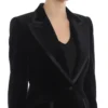 Emily in Paris S05 Thalia Besson Black velvet trim Blazer
