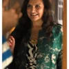 Emily in Paris S5 Laurence Gormezano Floral Wrap Coat