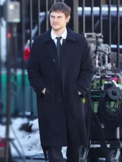 Evan Peters The Beauty Black Wool Coat