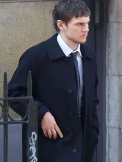 Evan Peters The Beauty black trenchCoat