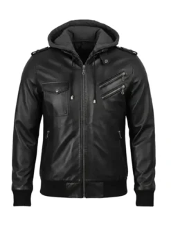 Free Venezuela Black Leather Jacket