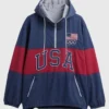 Gap Team USA Oversized Anorak Jacket