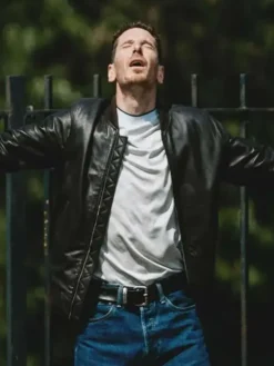 Gerard Kearns Waiting for the Out Bomber Leather Jacket