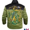 Get Pokémon x The North Face Green Nuptse Puffer Jacket back view