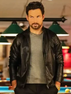 Giacomo Gianniotti Wild Cards S03 Leather Jackets