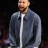 Golden State Warriors 2025 Stephen Curry Blue Jacket